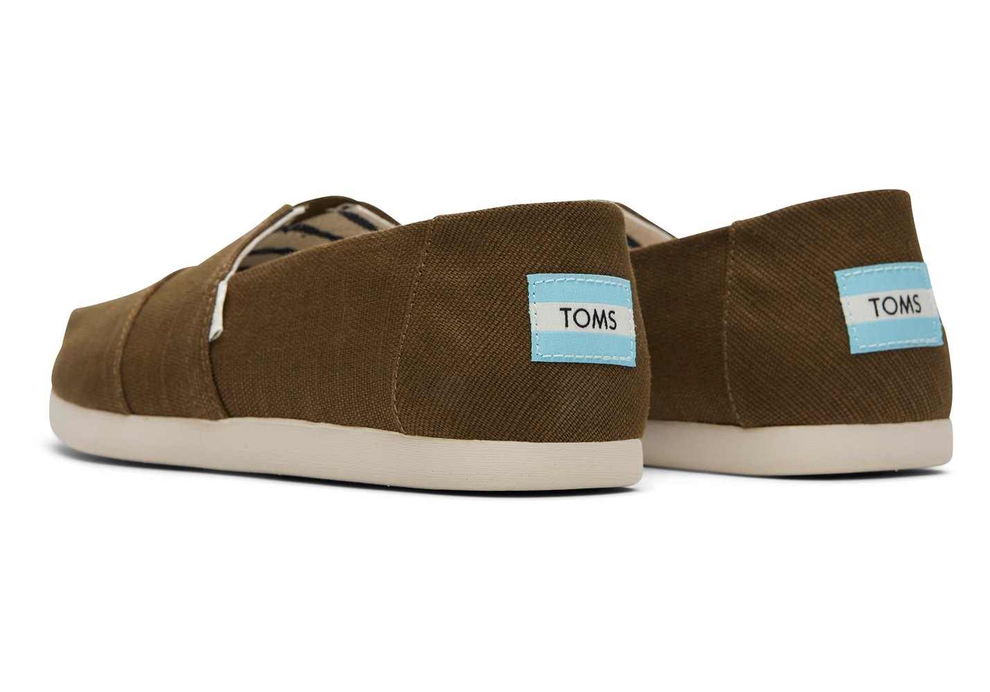 Toms Espadryle Męskie Oliwkowe - Alpargata Heritage Płócienne - 10CJXHLQM